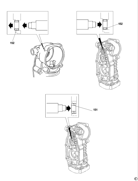 DEWALT Ersatzteile DREHHAMMER D25500K Typ: 1 QS