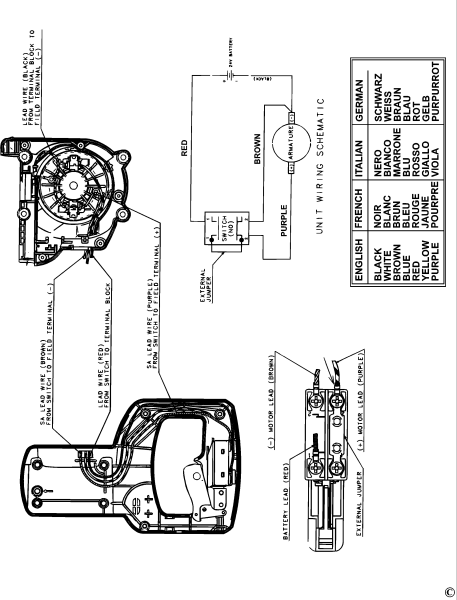 DEWALT Ersatzteile GEHRUNGSSÄGE DW017 Typ: 1 QW