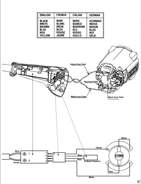 DEWALT Ersatzteile WINKELSCHLEIFER D28400 Typ: 1 QS