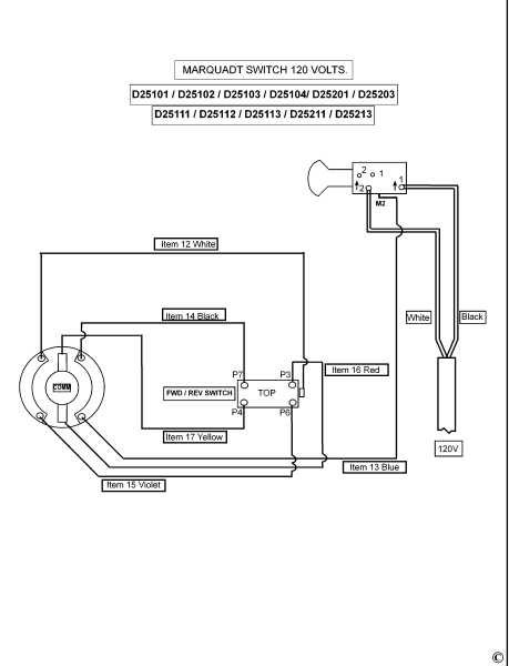 DEWALT Ersatzteile HAMMER D25101K Typ: 1 QS