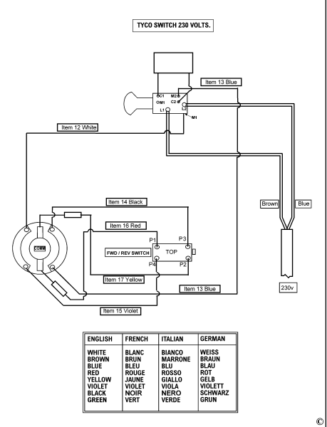 DEWALT Ersatzteile HAMMER D25203K Typ: 2 QS