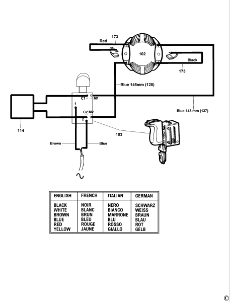 DEWALT Ersatzteile BOHRER DW518 Typ: 2 QS