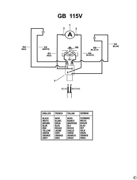 DEWALT Ersatzteile SCHLAGSCHRAUBENSCHL. DW290 Typ: 1 QS