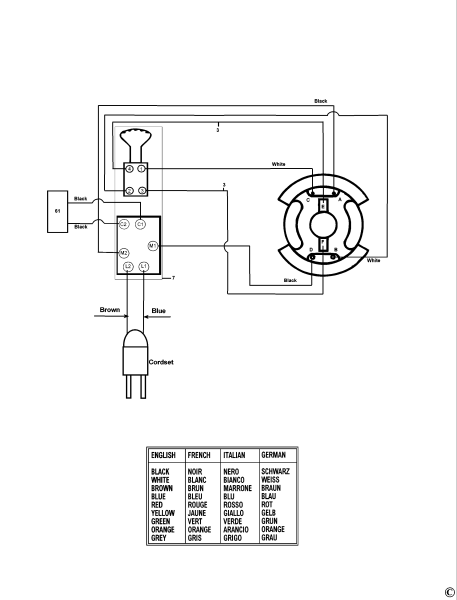 DEWALT Ersatzteile BOHRER DW205 Typ: 2 QS