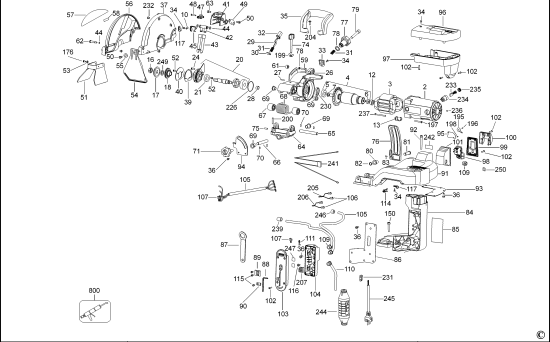 DEWALT Ersatzteile FLIESENSCHNEIDER D24000 Typ: 1 QS