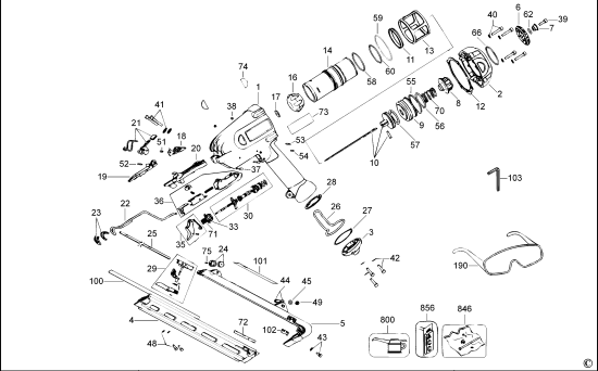 DEWALT Ersatzteile STAUCHKOPF-NAGLER D51275K Typ: 2 QS