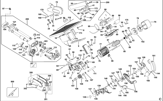 DEWALT Ersatzteile TISCH-, KAPP- UND GEHRUNGSSÄGE D27111 Typ: 1 QS