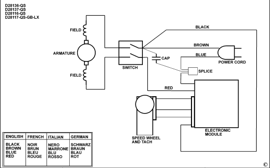 DEWALT Ersatzteile KLEINER WINKELSCHLEIFER D28116 Typ: 1 QS