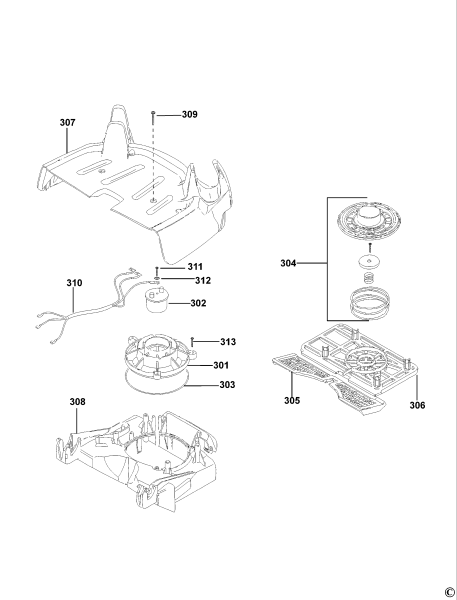 DEWALT Ersatzteile GEBLÄSE D27902 Typ: 1 QS