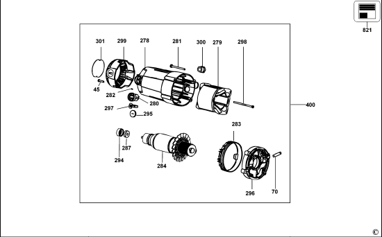 DEWALT Ersatzteile KAPP. UND GEHRUNGSSAGE D27107 Typ: 1 QS