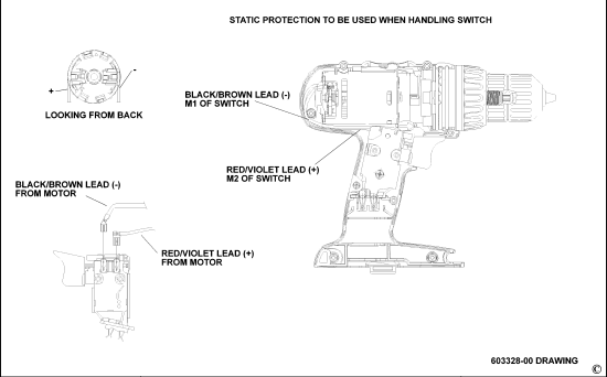 DEWALT Ersatzteile AKKU-BOHRMASCHINE DW928K2 Typ: 1 XJ