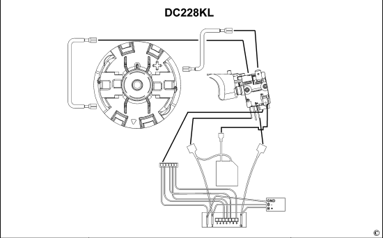 DEWALT Ersatzteile DREHBOHRHAMMER DC228KL Typ: 1 QW