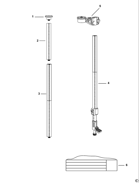 DEWALT Ersatzteile TELESKOPSTANGE DE0882 Typ: 1 XJ