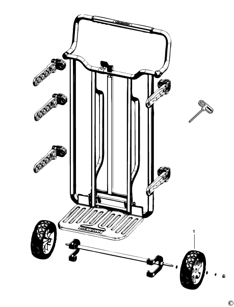 DEWALT Ersatzteile FOERDERER DSCARRIER Typ: 1 XJ