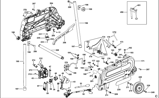 DEWALT Ersatzteile KAPP. UND GEHRUNGSSAGE D27107 Typ: 4 QS