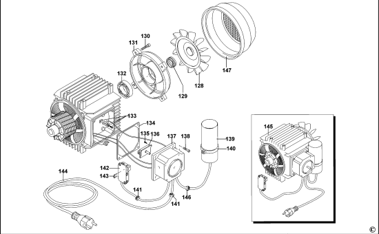 DEWALT Ersatzteile HOCHDRUCKREINIGER DXPW003E Typ: 1 QS