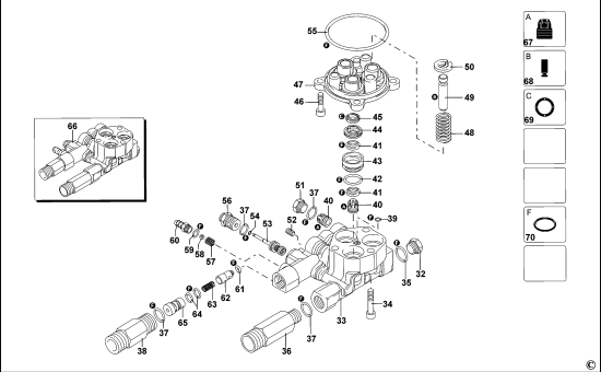 DEWALT Ersatzteile HOCHDRUCKREINIGER DXPW002E Typ: 1 QS