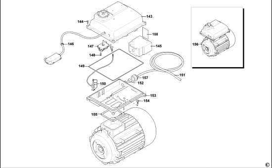DEWALT Ersatzteile HOCHDRUCKREINIGER DXPW006E Typ: 1 XJ