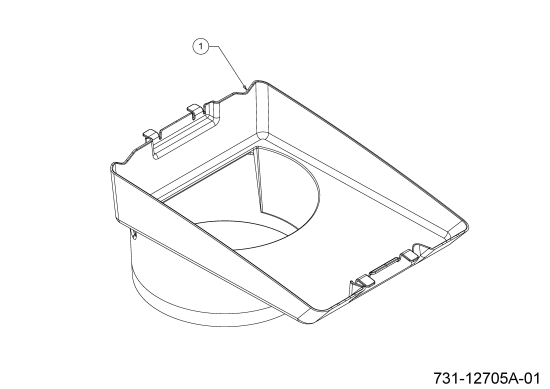 Cub Cadet Ersatzteile Rasentraktoren LT3 PR105 13AJ71BN603 (2024) Luftführung