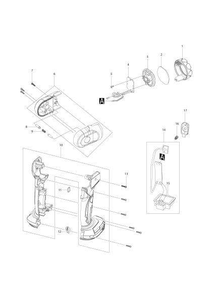 Makita Ersatzteile LED-Akku-Handleuchte DML815