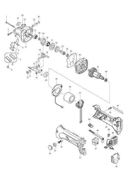Makita Ersatzteile Akku-Blechschere DJS101