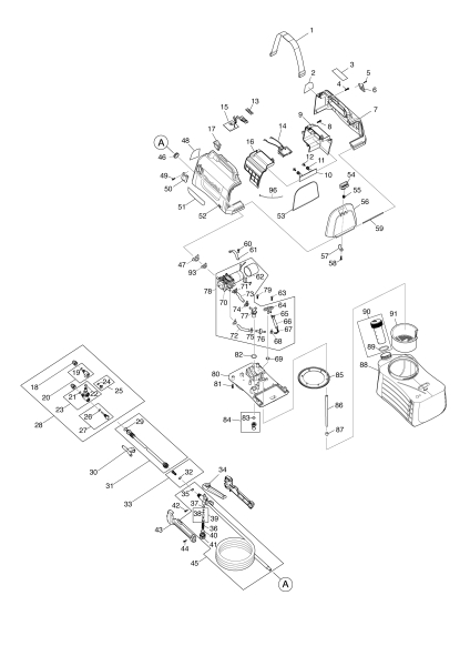 Makita Ersatzteile Akku-Druckspritze DUS054