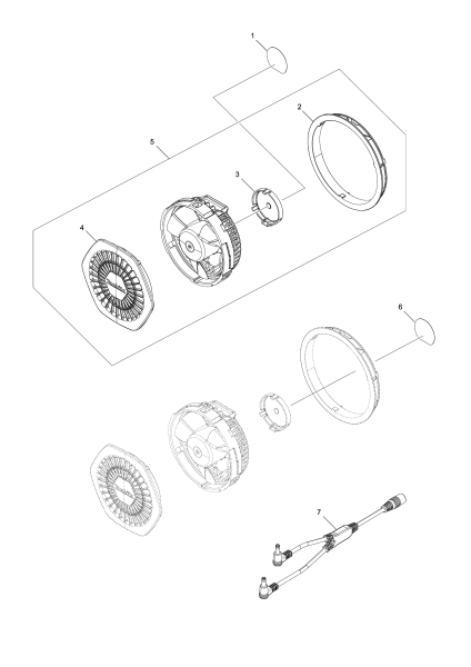 Makita Ersatzteile Akku-Klimajacke DFJ214
