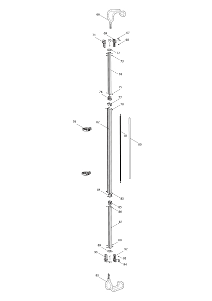 Makita Ersatzteile LED-Akku-Stableuchte ML012G