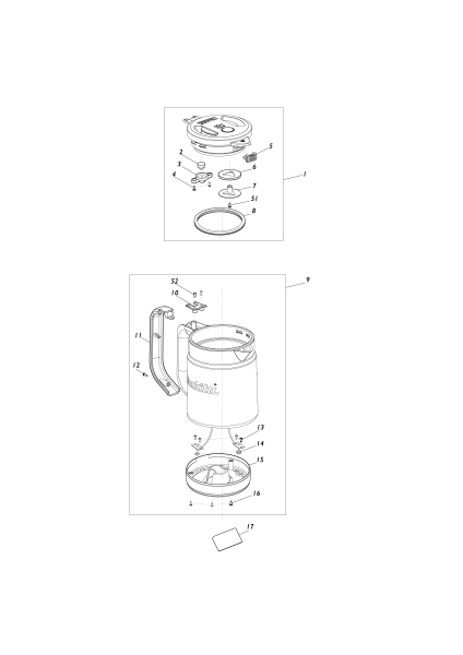 Makita Ersatzteile Akku-Wasserkocher KT001G