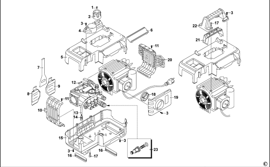 DEWALT Ersatzteile HOCHDRUCKREINIGER DXPW001CE Typ: 1 QS