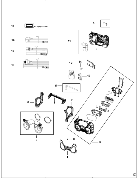 DEWALT Ersatzteile RADIO DCR029 Typ: 1 QS
