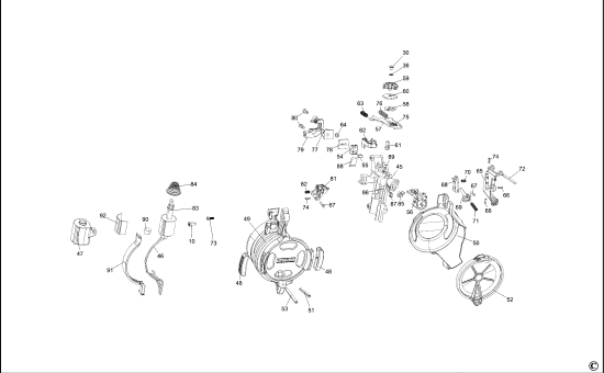 DEWALT Ersatzteile COIL NAGLER DCN45RN Typ: 1 QW