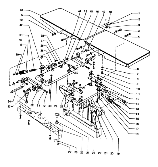DEWALT Ersatzteile HOBEL-SPANNTIEFEN DW1150----B Typ: 1 XJ