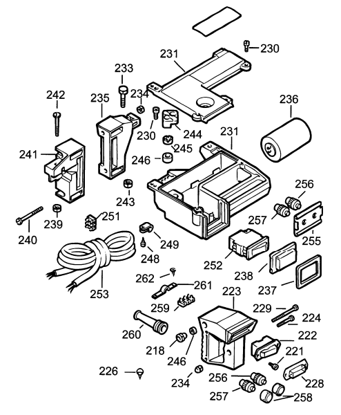 DEWALT Ersatzteile RADIALARMSÄGE DW1251 Typ: 1 DE