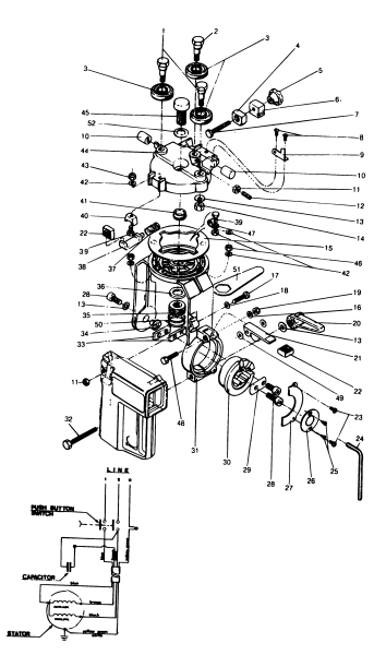 DEWALT Ersatzteile STROMGENERATOR DW320-----C Typ: 1 XJ