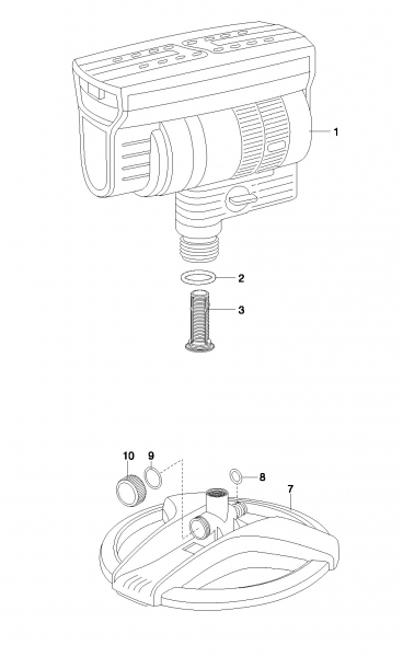 Ersatzteile GARDENA Viereckregner AquaZoom compact 18708