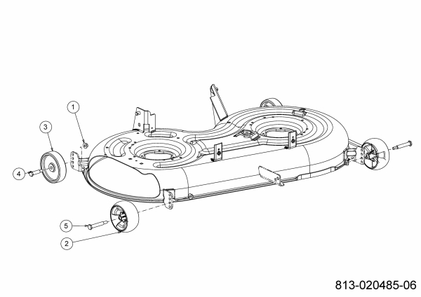 Cub Cadet Ersatzteile Rasentraktoren XT2 PS117I 13DZA1CN603 (2021) Räder Mähwerk