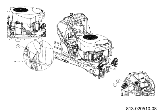 Cub Cadet Ersatzteile Rasentraktoren XT1-LT46 13APA9CT056 (2022) Choke- und Gaszug