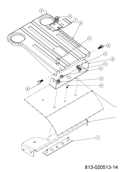 Cub Cadet Ersatzteile Rasentraktoren XT1 OS96 13A8A1TF603 (2022) Sitzträger