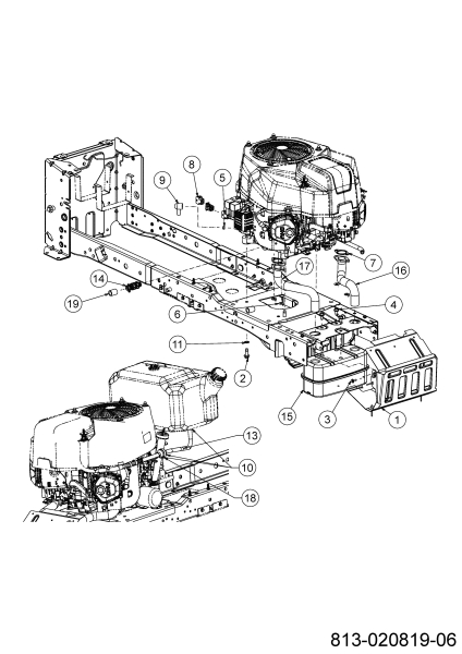 Cub Cadet Ersatzteile Rasentraktoren XT2 PR106 13AJA1TR603 (2024) Motorzubehör