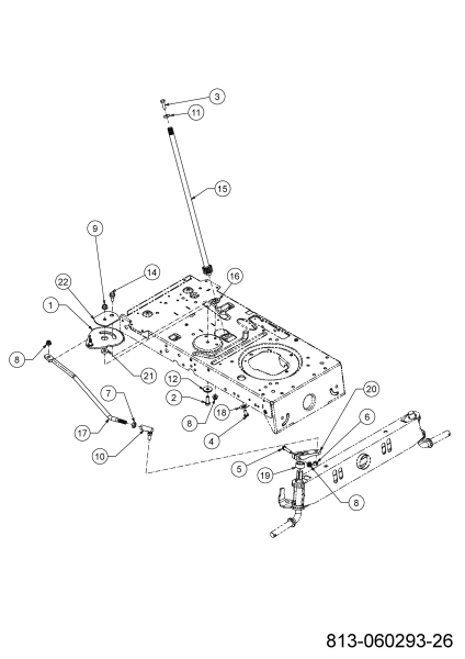 Cub Cadet Ersatzteile Rasentraktoren LT2 NR92 13AB71BE603 (2024) Lenkung