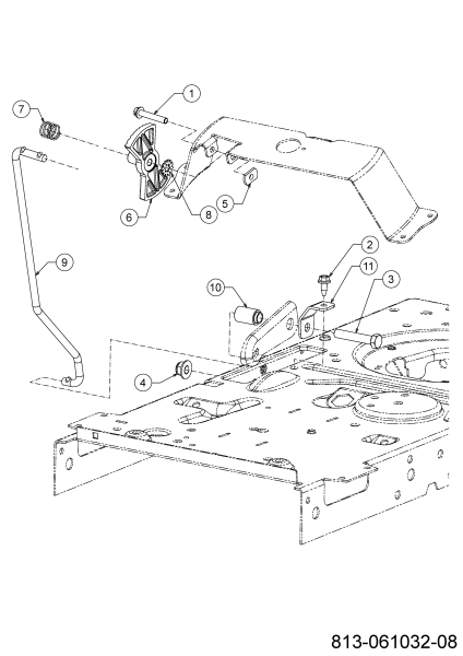Cub Cadet Ersatzteile Rasentraktoren LT1 NS96 13AB77DF603 (2022) Geschwindigkeitsregelung