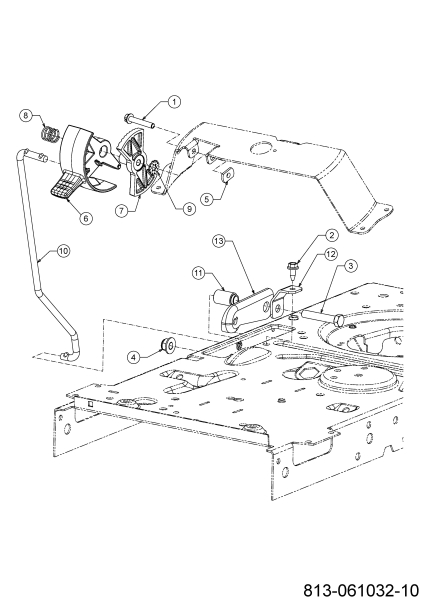 Cub Cadet Ersatzteile Rasentraktoren LT1 NS92 13AB77BY603 (2023) Parkbremse