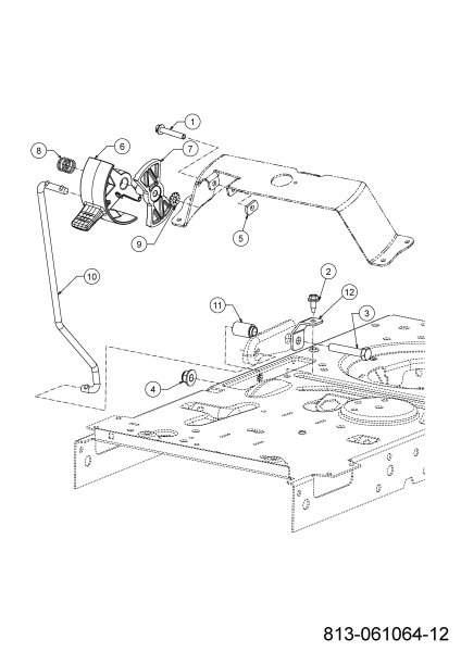 Cub Cadet Ersatzteile Rasentraktoren LT3 PR105 13AJ71BN603 (2024) Parkbremse