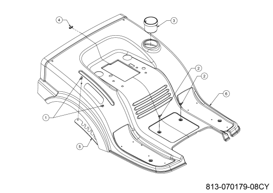 Cub Cadet Ersatzteile Rasentraktoren LT2 NR92 13AB71BE603 (2024) Sitzwanne