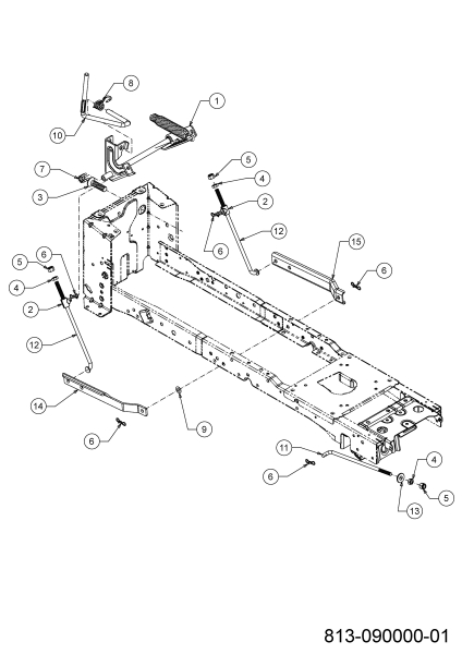 Cub Cadet Ersatzteile E-Rasentraktoren XT2 ES107 33ABA7CS603 (2021) Mähwerksaushebung