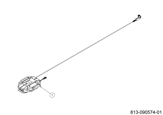 Cub Cadet Ersatzteile Zero Turn XZ5 EL107 34BBA2CS603 (2024) Ladegerät Li-Ion-Akku (56V/60V 650W)