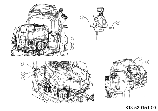 Cub Cadet Ersatzteile Rasentraktoren XT2 PR106 13AJA1TR603 (2024) Choke- und Gaszug
