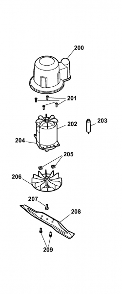 Ersatzteile WOLF-Garten Elektro Rasenmäher ohne Antrieb 1.40 XC Typ: 4968088 Serie B  (2009) Messer, Messeraufnahme, Motor