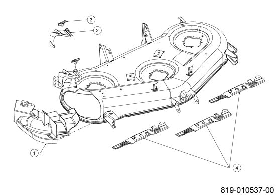 Cub Cadet Ersatzteile Zero Turn XZ2 127 17BICBYQ603  (2021) Mulch Kit